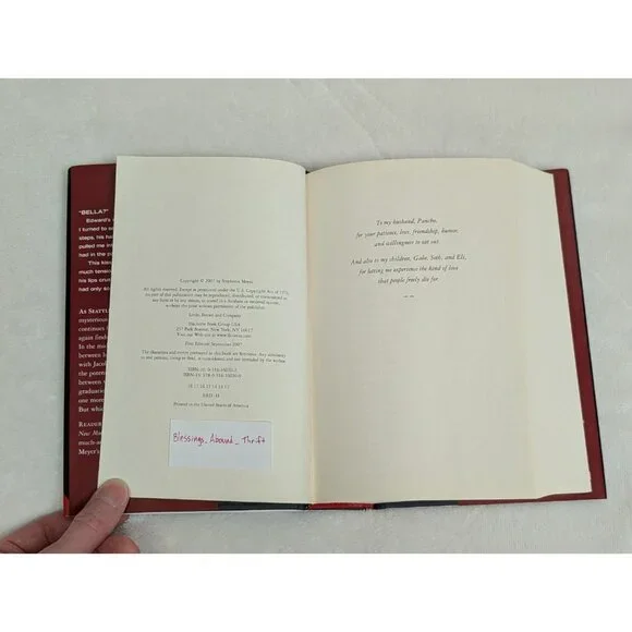 Autographed 3-Book Set by Stephenie Meyer – Twilight, New Moon, Eclipse Signed - Picture 7 of 8